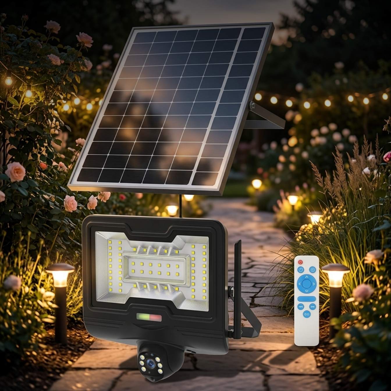 ALLTOP 900lm Solar Camera Flood Light (4G LTE Model) - Image 2